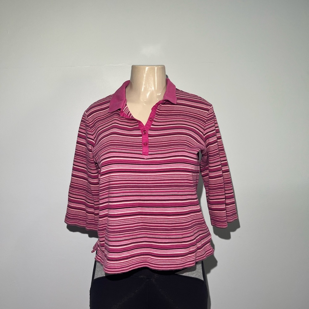 Classic Elements Multicolor Striped Button Down Shirt